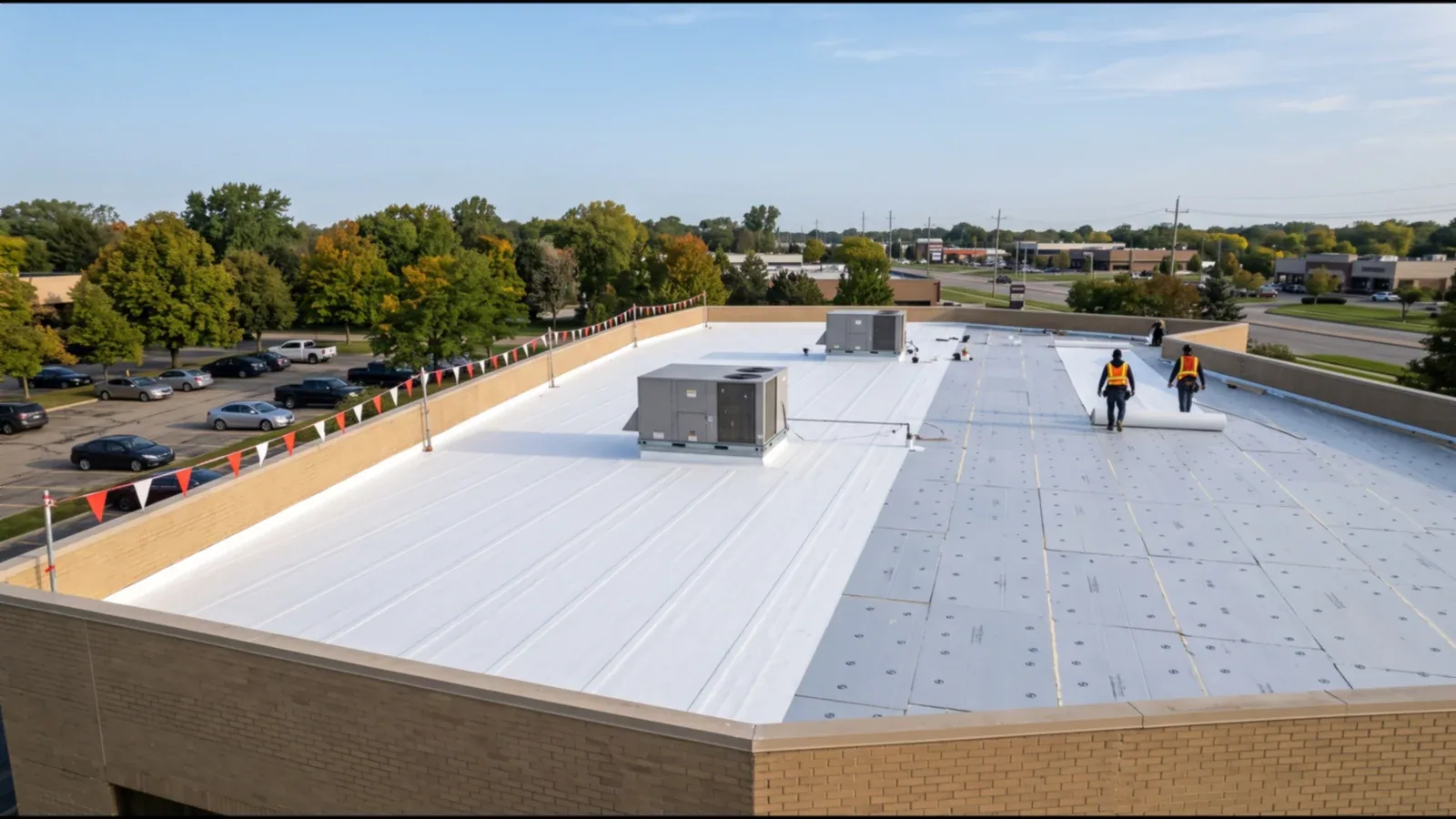 Commercial Roof Replacement in Tracy, CA