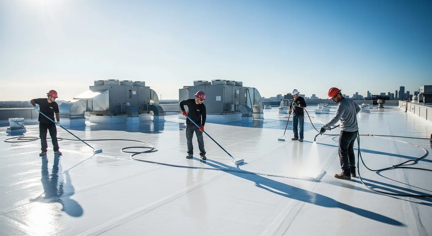 Commercial Roof Coating in Tracy, CA