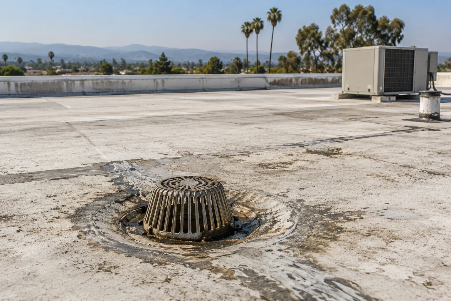 Commercial Roof Drain and Scupper Service in Tracy, CA