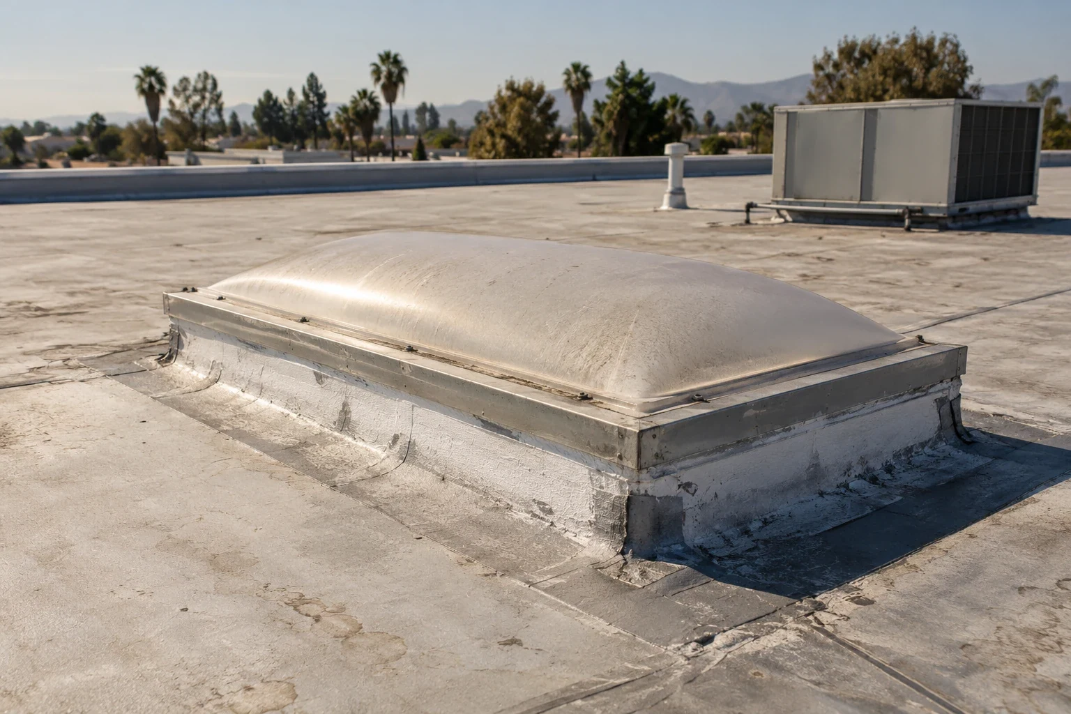 Commercial Skylight and Penetration Flashing in Tracy, CA